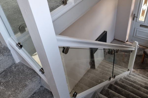 stairs glass staircase